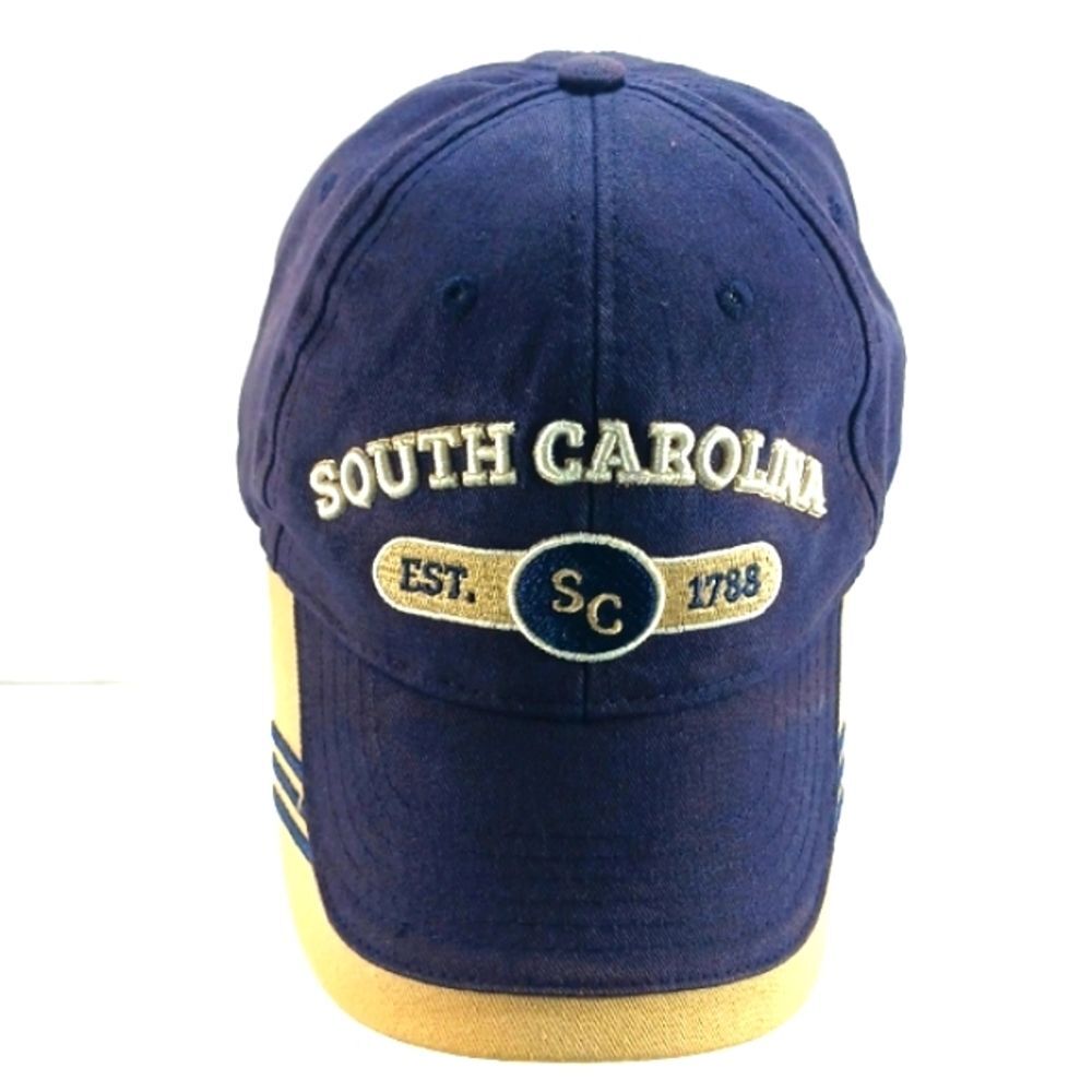 Classic Teaze South Carolina Est. 1788 Baseball Cap Embroirdered Hook & Loop...